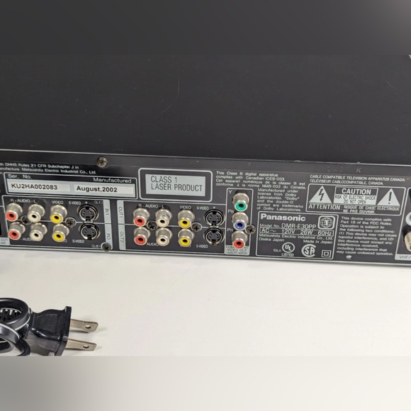 Panasonic DMR-E30 DVD-RAM/DVD-R Recording DVD Video NO Remote Tested - Picture 8 of 8